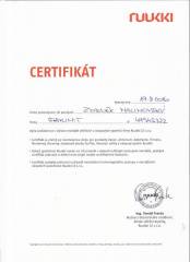 certifikat RUKKI